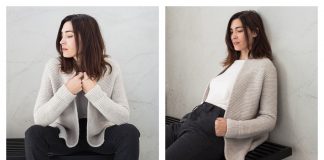 MARMOR Garter Stitch Cardigan Knitting Pattern