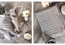 Simple Newborn Baby Blanket Free Knitting Pattern