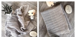 Simple Newborn Baby Blanket Free Knitting Pattern