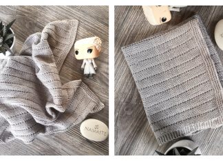 Simple Newborn Baby Blanket Free Knitting Pattern