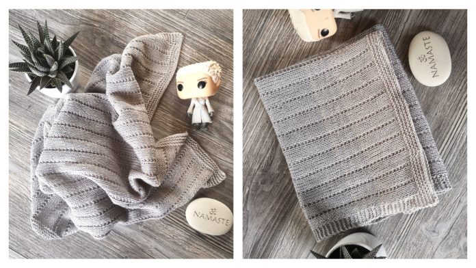 Simple Newborn Baby Blanket Free Knitting Pattern