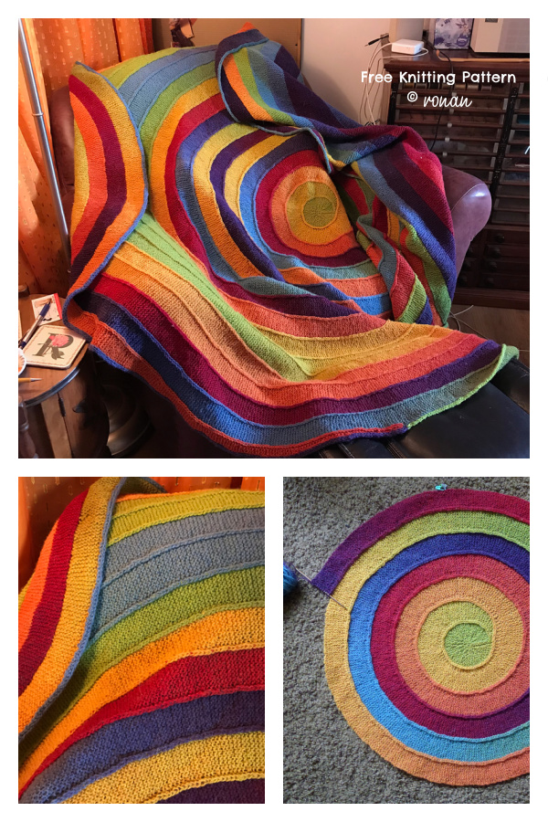Ten Stitch Twist Blanket Free Knitting Pattern