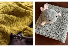 Umaro Seed Stitch Blanket Knitting Pattern