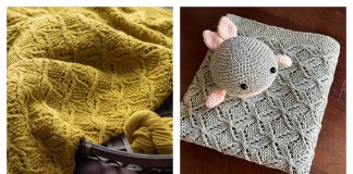 Umaro Seed Stitch Blanket Knitting Pattern