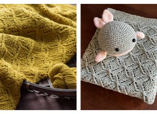 Umaro Seed Stitch Blanket Knitting Pattern