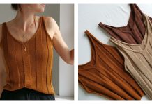 Cecile Sleeveless Tank Top Knitting Pattern Cecile Sleeveless Tank Top Knitting Pattern