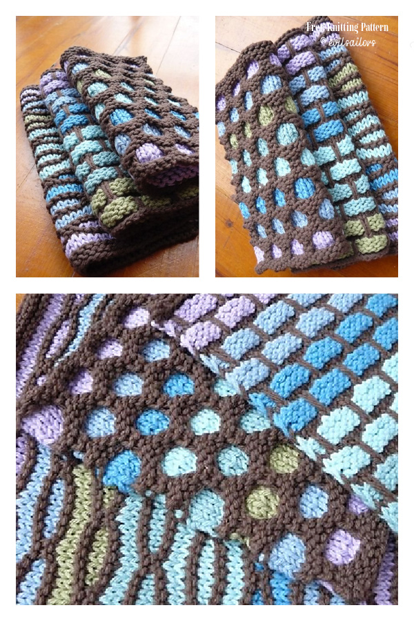 Circle Cloth Free Knitting Pattern