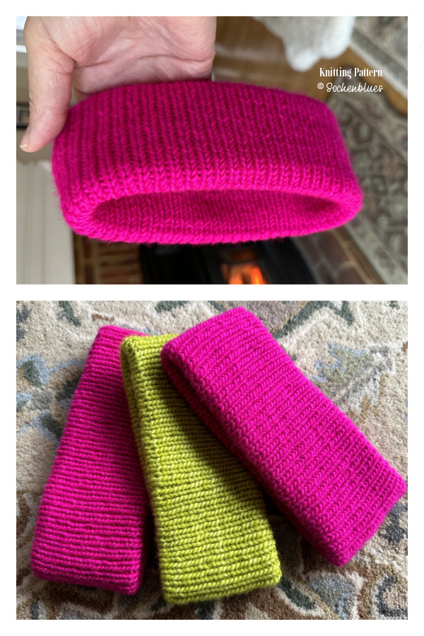 Double Thick Weekend Headband Knitting Pattern