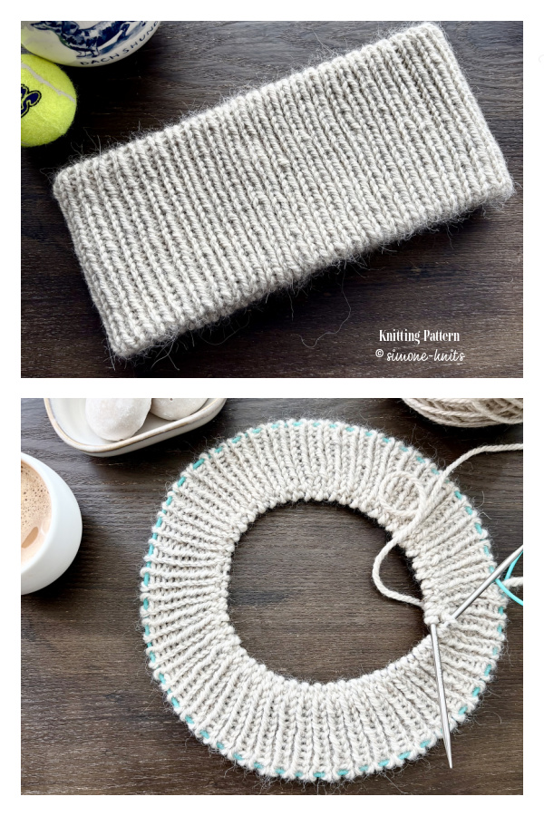 Double Thick Weekend Headband Knitting Pattern