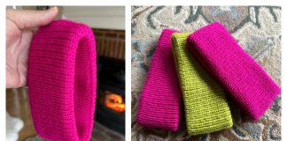 Double Thick Weekend Headband Knitting Pattern