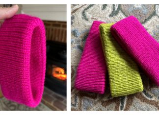 Double Thick Weekend Headband Knitting Pattern