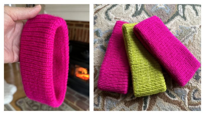 Double Thick Weekend Headband Knitting Pattern