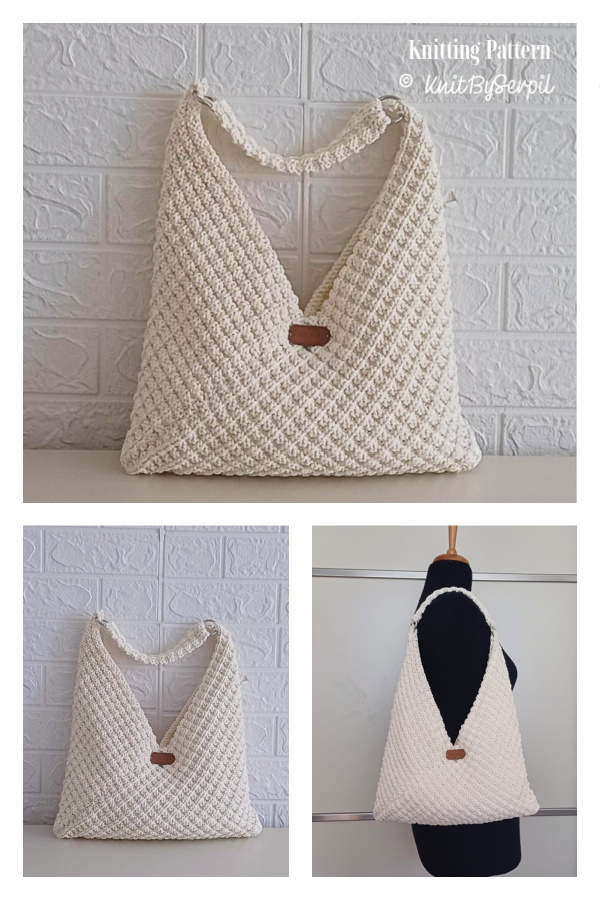 Easy Beginner Shoulder Bag Knitting Pattern