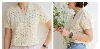 Lace Bon Bon Cardigan Knitting Pattern