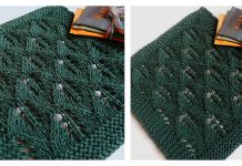 Leaf Lace Washcloth Free Knitting Pattern