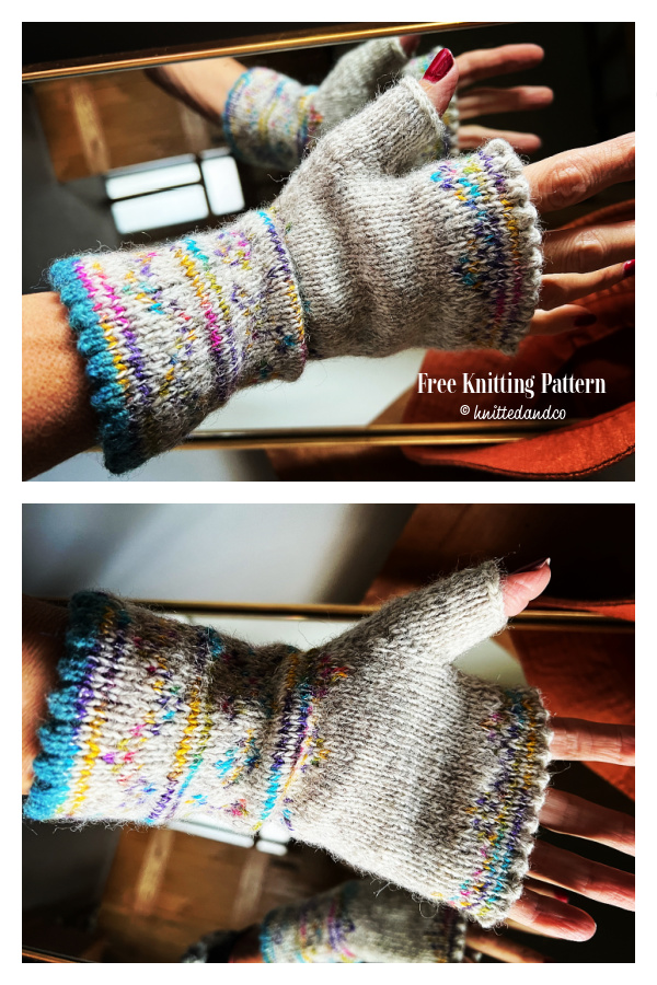 Lusekofte-sque Mitts Free Knitting Pattern