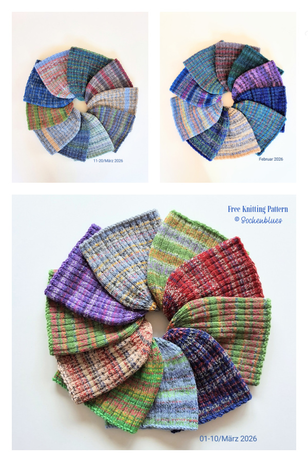 Scrappy Yarn Losy Hat Free Knitting Pattern