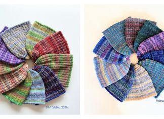 Scrappy Yarn Losy Hat Free Knitting Pattern