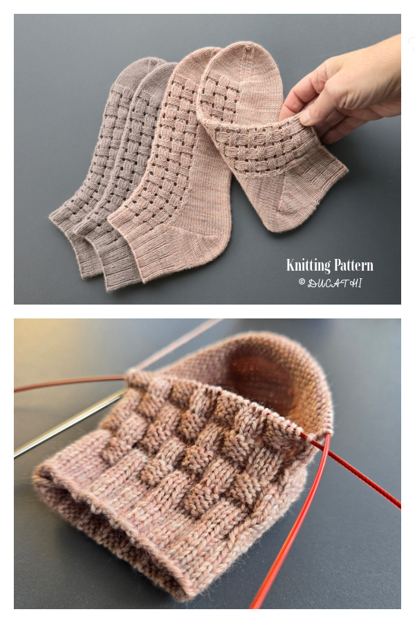 Weaver Shorties Ankle Sock Knitting Pattern