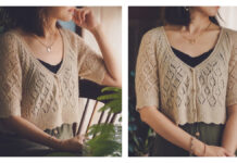 Crop Milly Cardigan Knitting Pattern Crop Milly Cardigan Knitting Pattern