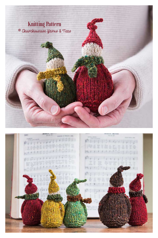 Jolly Wee Elf Toy Knitting Pattern