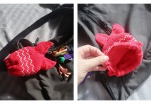 Koinobori Fish Pouch Free Knitting Pattern