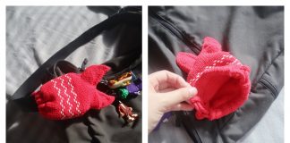Koinobori Fish Pouch Free Knitting Pattern