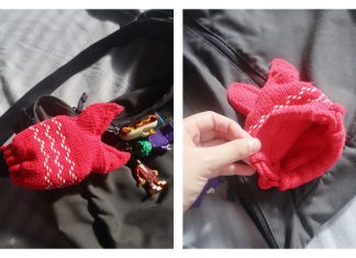 Koinobori Fish Pouch Free Knitting Pattern