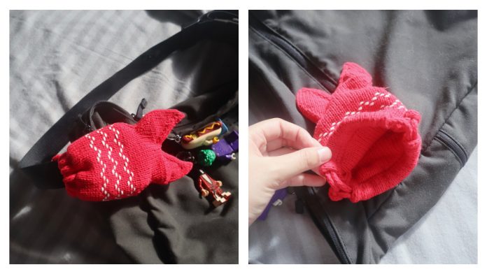 Koinobori Fish Pouch Free Knitting Pattern