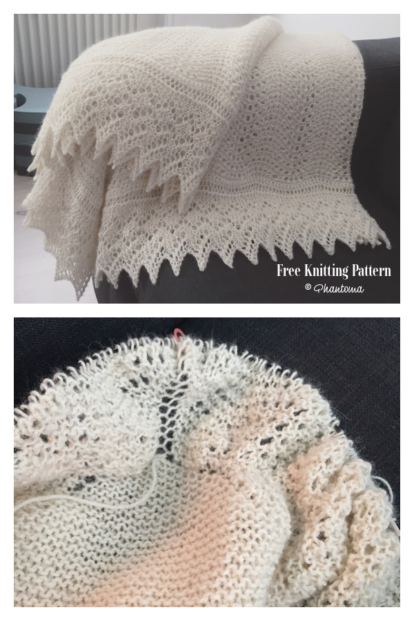 Silky Lace Baby Blanket Free Knitting Pattern