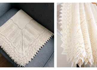 Silky Lace Baby Blanket Free Knitting Pattern Silky Lace Baby Blanket Free Knitting Pattern