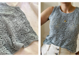 Sleeveless Summer Pierre Top Knitting Pattern Sleeveless Summer Pierre Top Knitting Pattern