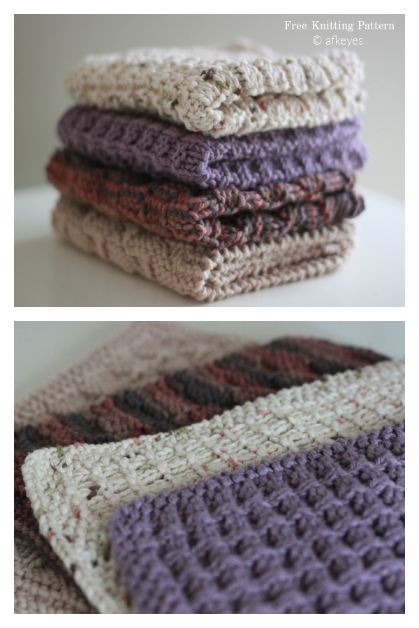 Baby Face Spa Cloths Free Knitting Pattern f