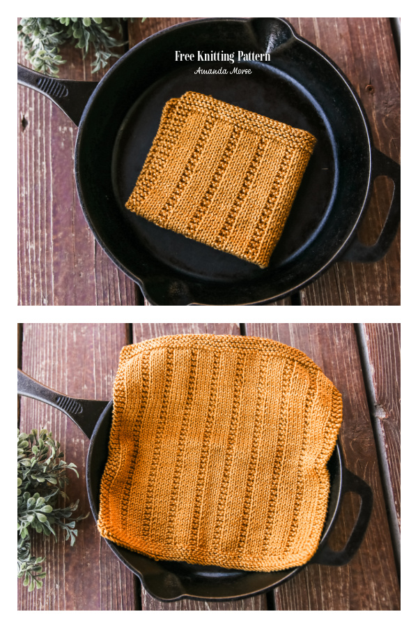 Michael Dishcloth Free Knitting Pattern