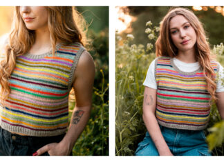 Scrappy Yarnkeeper Vest Knitting Pattern Scrap Yarnkeeper Vest Knitting Pattern