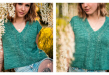 Soft Current Tee Summer Top Knitting Pattern Soft Current Tee Summer Top Knitting Pattern