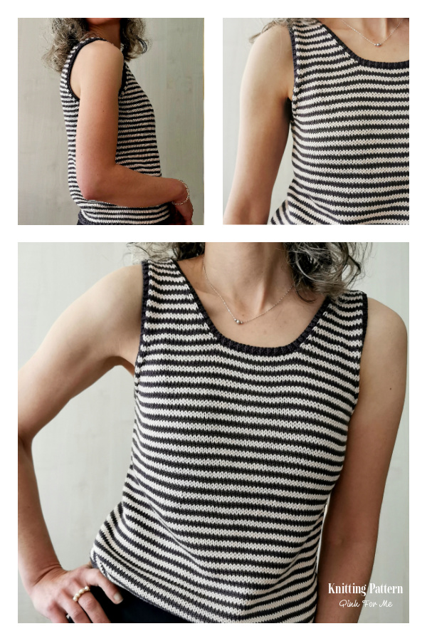 Summer Moonwake Tank Top Knitting Pattern