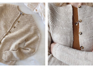 Anker’s Cardigan Knitting Pattern (XS – 3XL) Anker's Cardigan Knitting Pattern