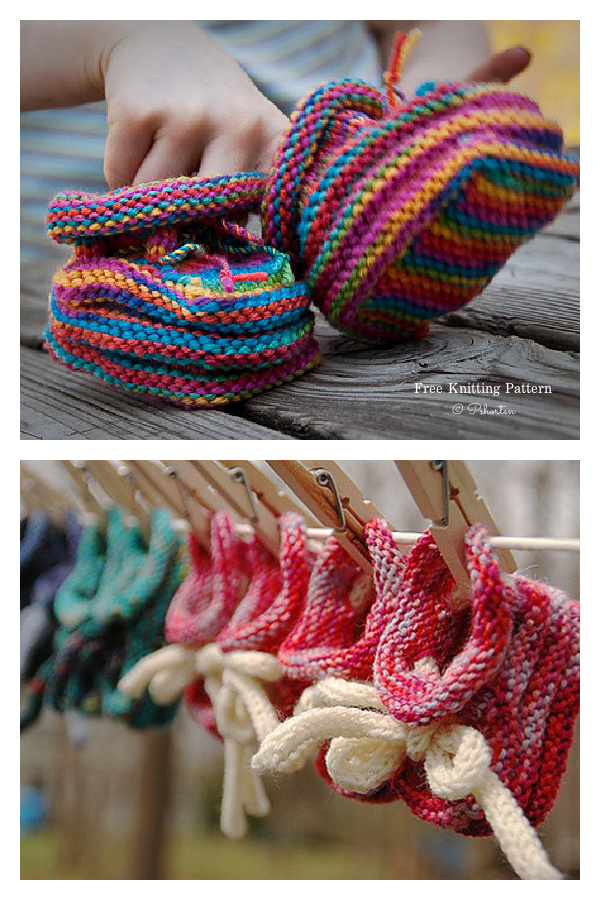 Stay-On Baby Booties Free Knitting Pattern