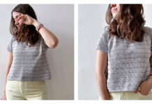 Cropped Cardamon Tee Knitting Pattern (XS – 3XL) Cropped Cardamon Tee Knitting Pattern