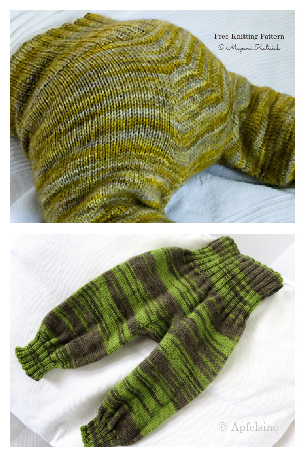 Hosenmatz Baby Pants Free Knitting Pattern