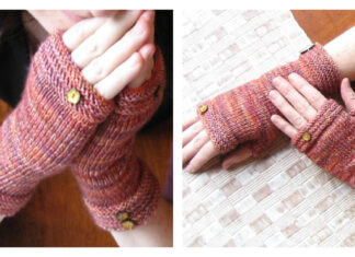 One Skein Welted Fingerless Gloves Knitting Pattern One Skein Welted Fingerless Gloves Knitting Pattern