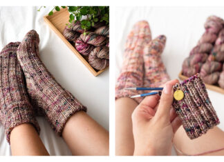 Ribbed Sunday Socks Knitting Pattern Ribbed Sunday Socks Knitting Pattern