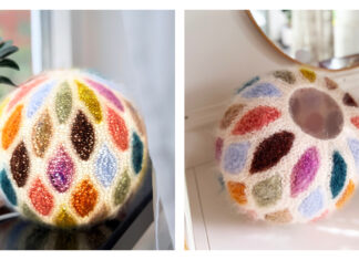 Orbella Ball Lampshade Knitting Pattern Orbella Ball Lampshade Knitting Pattern