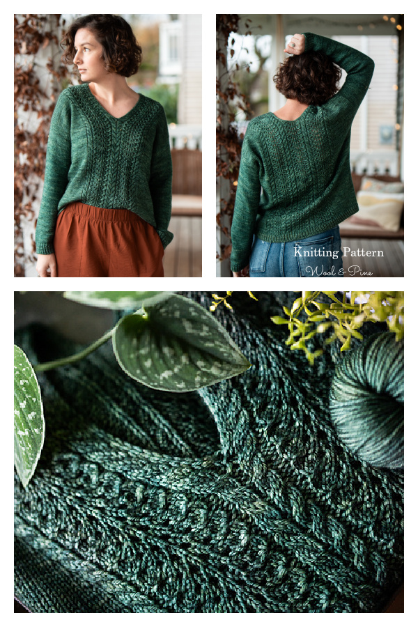 Soft Current Sweater Knitting Pattern