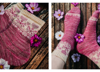 Brave Hearts Bloom Socks Free Knitting Pattern Brave Hearts Bloom Socks Free Knitting Pattern