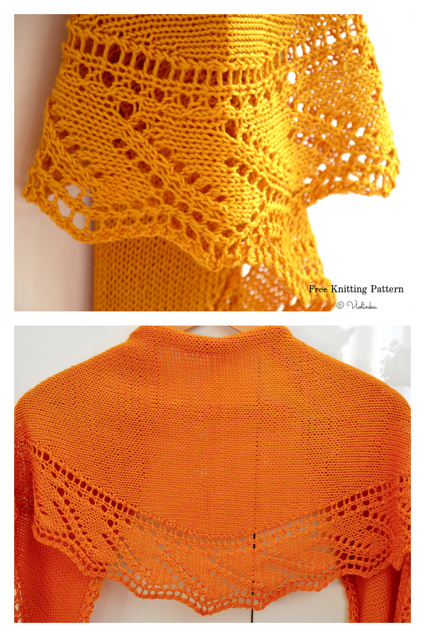 From Dawn Till Dusk Shawl Scarf Free Knitting Pattern