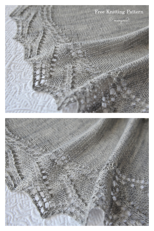 From Dawn Till Dusk Shawl Scarf Free Knitting Pattern