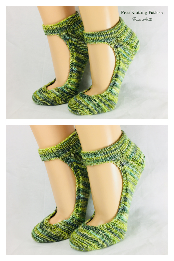 Japanese Confort Slipper Free Knitting Pattern
