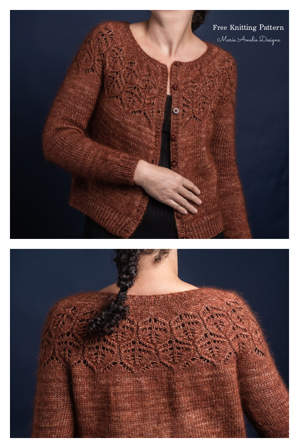 Kudzu Lace Cardigan Free Knitting Pattern